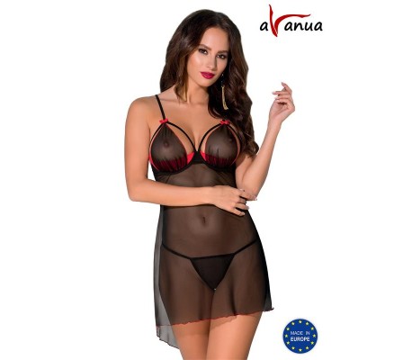 CYRA Chemise Rojo/Negro