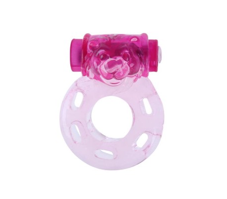 Anillo Vibrador Color Oso Rosa