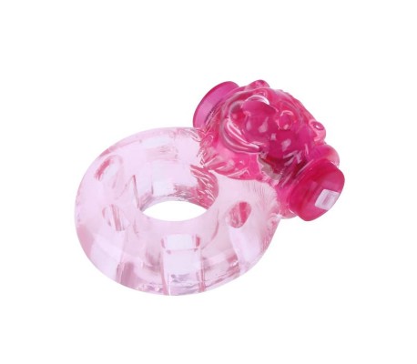 Anillo Vibrador Color Oso Rosa