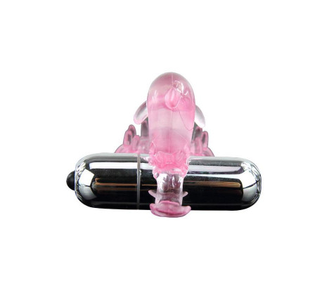 Anillo Vibrador Love Dolphig Ring Rosa
