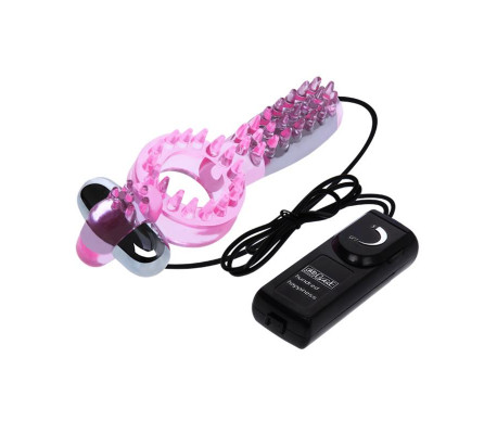 Anillo Vibrador Doble Couple Collection Rosa