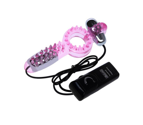 Anillo Vibrador Doble Couple Collection Rosa