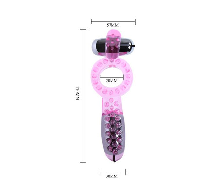 Anillo Vibrador Doble Couple Collection Rosa
