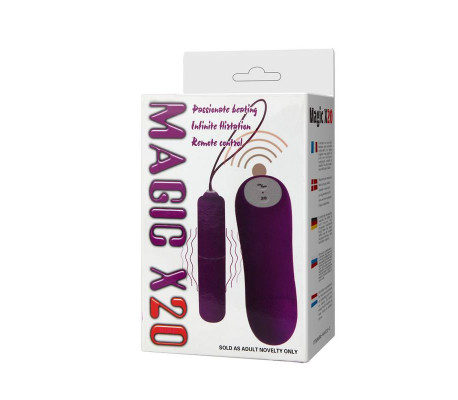 Bala Vibradora Magic X20 Púrpura