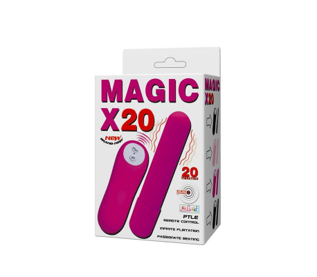 Bala Vibradora Magic x20 Púrpura
