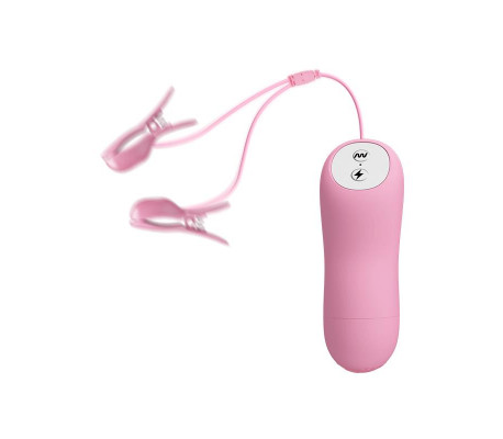 Pinza para Pezones con Vibración y Electro Shock