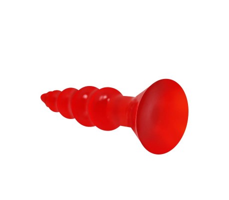 Baile Plug Anal Forma Bulbosa Color Naranja
