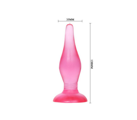 Baile Plug Anal Rosa