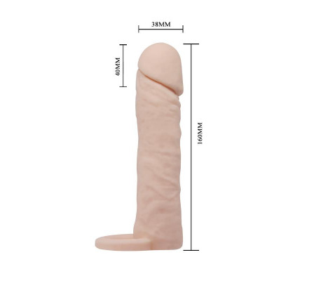Funda para el Pene Realista Medium Color Natural