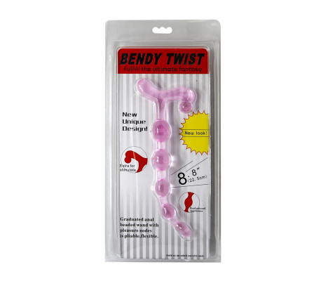 Bendy Twist Bolas Anales Rosa