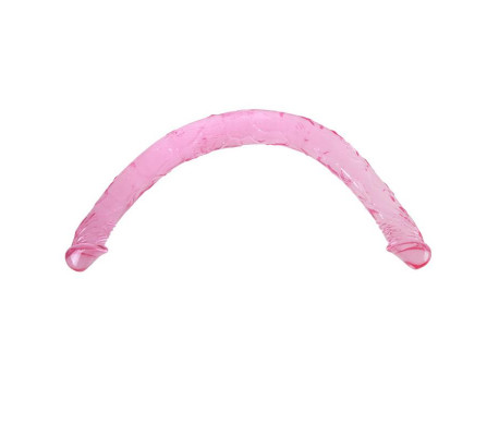 Dildo Doble Color Rosa 44 cm