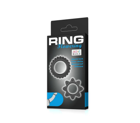 Flowering Set de 2 Anillos para el Pene