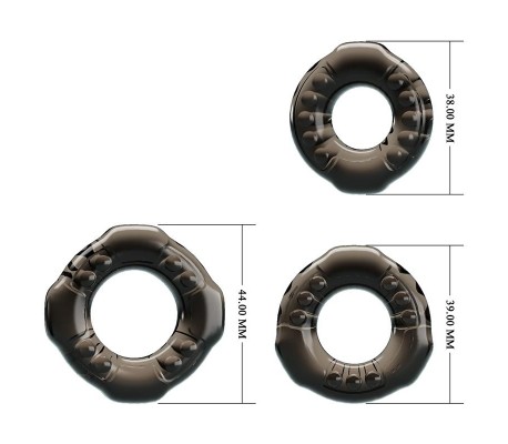 Set 3 Anillos para el Pene