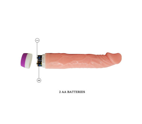 Vibrador Color Natural 22 cm