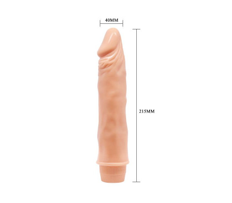 Vibrador Color Natural 21.5 cm
