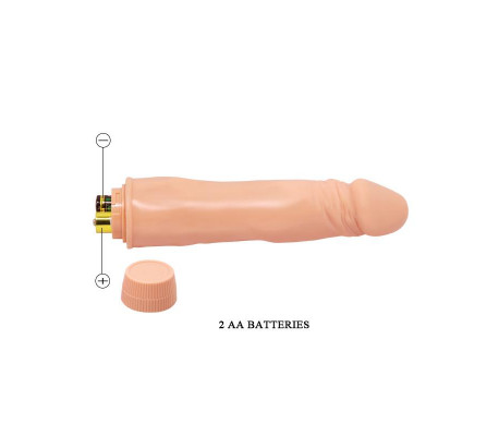 Vibrador Color Natural 21.5 cm