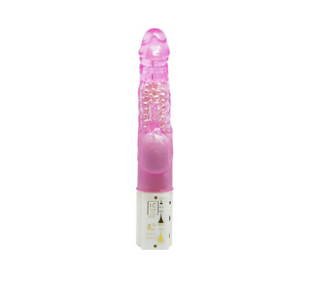 Baile Vibrador Transparente Color Rosa