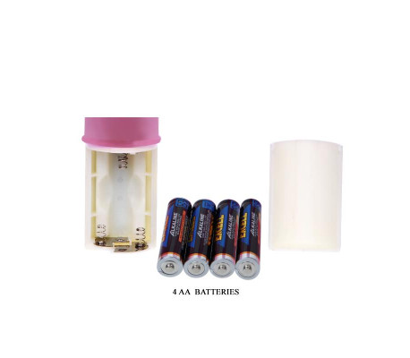 Baile Vibrador Transparente Color Rosa