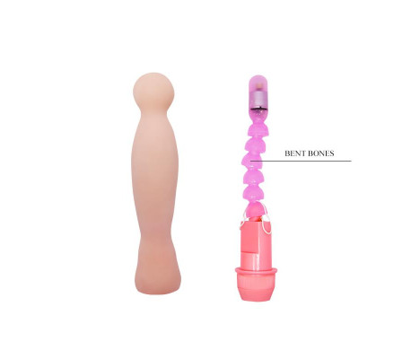 Dildo VIbrador Color Natural 22 cm