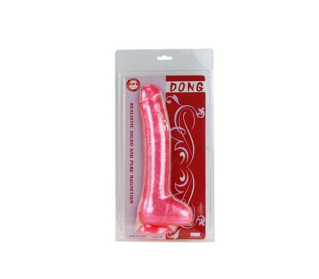 Baile Dildo con Ventosa color Rosa