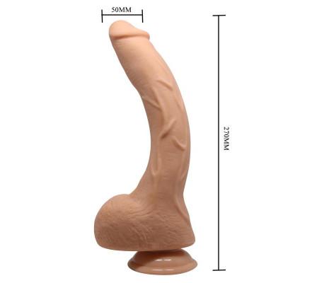 Baile Dildo con Ventosa y Vibración