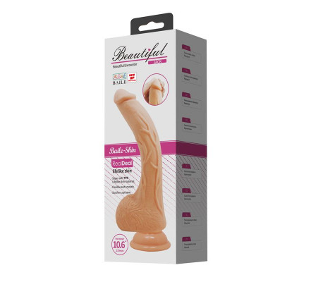 Baile Dildo con Ventosa y Vibración