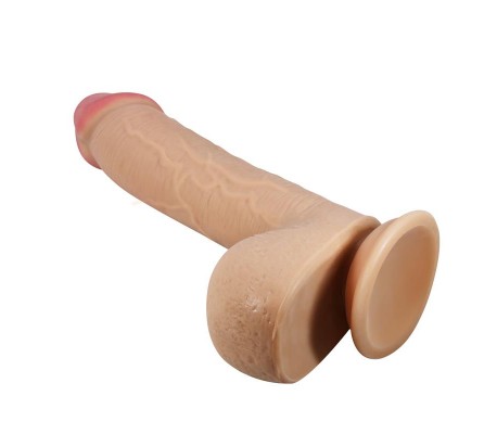 Dildo Realista con con Piel Retractil  9.2