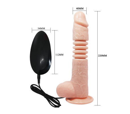 Vibrador con Rotación y Movimiento Telescópico Thunder Up