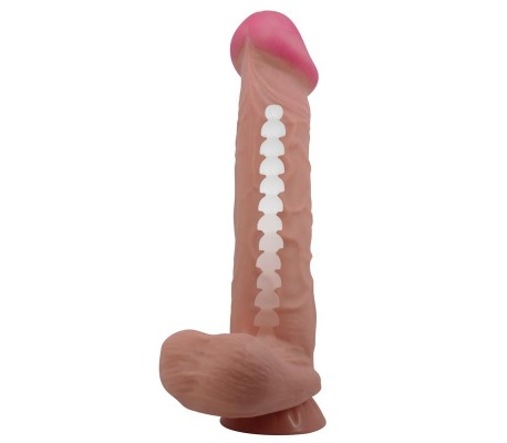 Dildo Realista Piel Deslizante Retractil 26 cm
