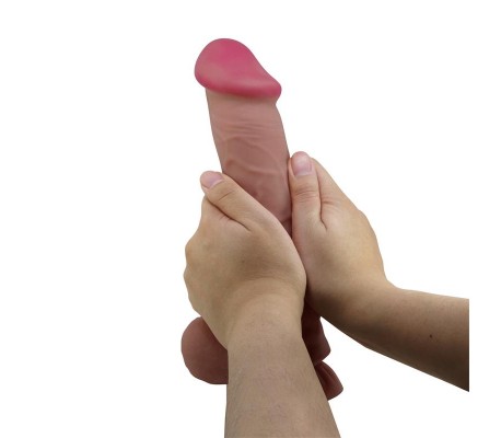 Dildo Realista Piel Deslizante Retractil 26 cm