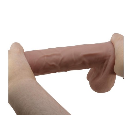 Dildo Realista Piel Deslizante Retractil 26 cm