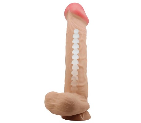 Dildo Realista Piel Deslizante Retractil 26 cm