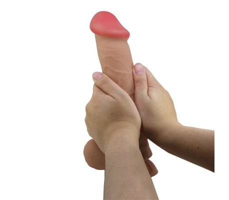 Dildo Realista Piel Deslizante Retractil 26 cm