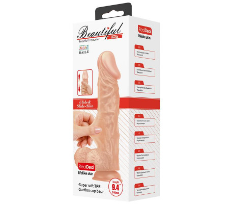Dildo Realista con Ventosa Buraq 9.4