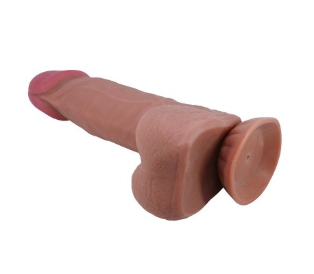 Dildo Realista Piel Deslizante Retractil 21.8 cm