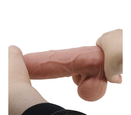 Dildo Realista Piel Deslizante Retractil 21.8 cm