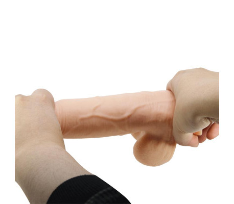 Vibrador Realista con Control Remoto, Doble Densidad y Piel Deslizante
