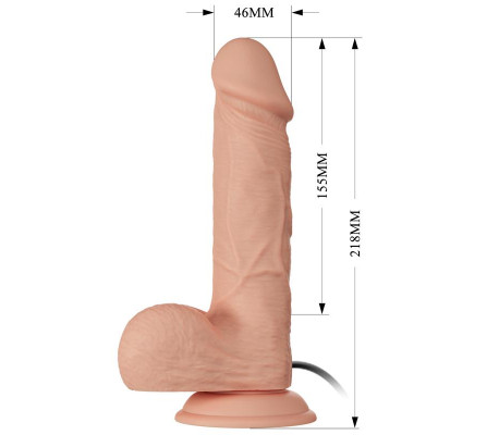 Vibrador Realista 8.5 Control Remoto