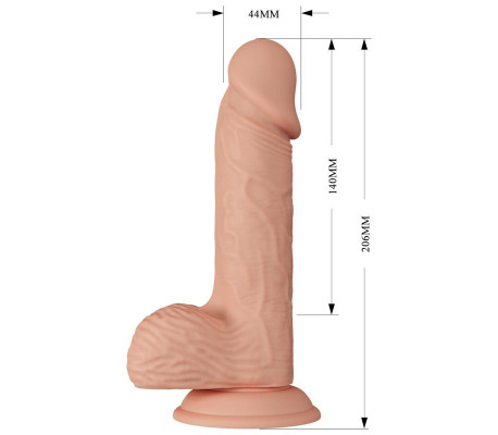 Vibrador Realista 8,1 Control Remoto