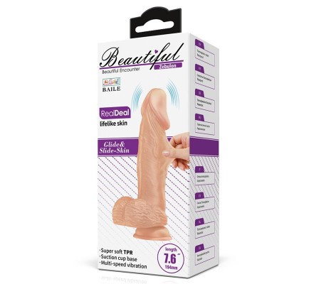 Vibrador Realista 7,6 Control Remoto