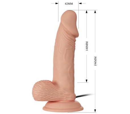 Vibrador Realista 7,6 Control Remoto