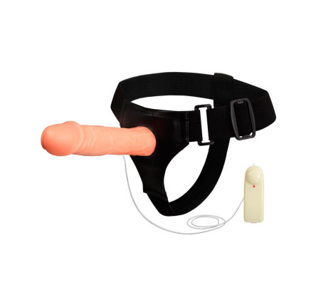 Arnés con Dildo Hueco Jessica 18 cm