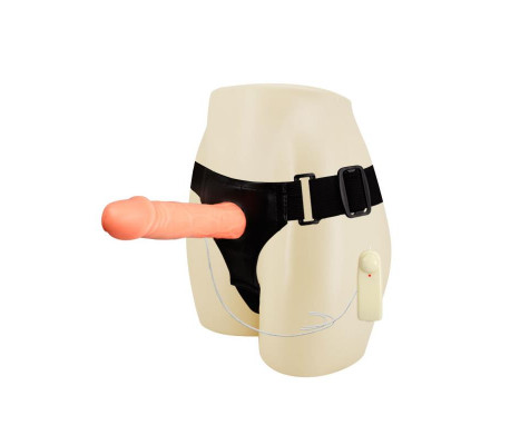 Arnés con Dildo Hueco Jessica 18 cm