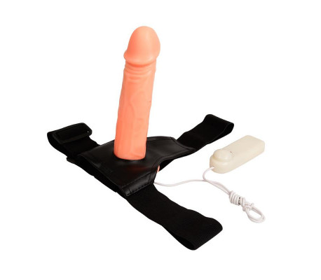 Arnés con Dildo Hueco Jessica 18 cm