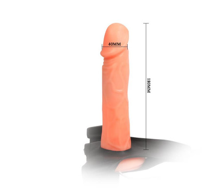 Arnés con Dildo Hueco Jessica 18 cm