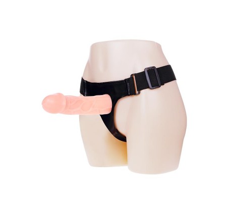 Arnés con Dildo Hueco 16 cm