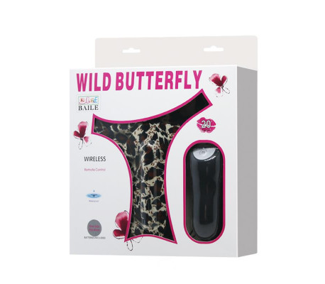Wild Butterfly Braguita con Bala Vibradora y Control Remoto