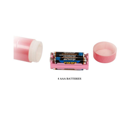 Baile Arnés con Dildo Vibrador Rosa 18 cm
