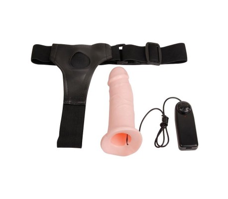 Arnés con Dildo Hueco Mens Pants Vibrador