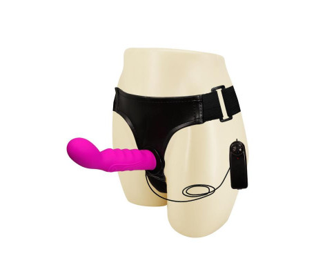 Arnés con Dildo Púrpura 15.5 cm